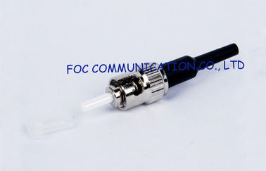 Metal Muhafaza RoHS st fiber konektör Fiber Optik Haberleşme Sistemi için