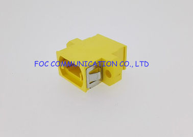 Zirkonya Seramik Kılıflı Tam Flanşlı Sarı Fiber Optik Adaptör