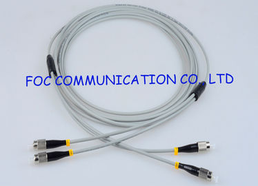 Zipcord Zırhlı Optik Fiber Yama Kabloları Multimode FC Anti kemirgen