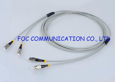 Zipcord Zırhlı Optik Fiber Yama Kabloları Multimode FC Anti kemirgen