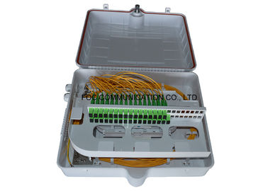 Beyaz Fiber Optik Kablo Sonlandırma Kutuları ABS Moduel PLC Splitter 1x32
