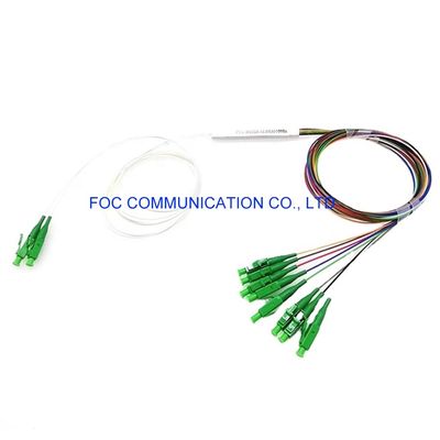 LC APC Konnektörlü FTTX 1×8 Fiber PLC Splitter 1650nm CATV