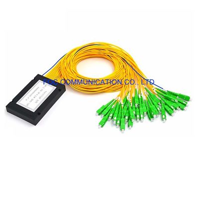 SC APC 1×32 FTTX Fiber Optik Bölücü ABS Modül Tipi Düşük PDL