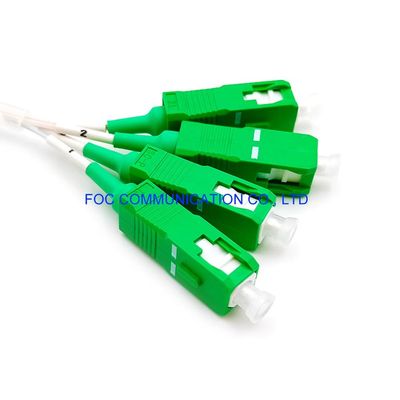 Mini Tüp Düşük PDL 1×4 PLC Ayırıcı G.657A PVC SC APC Konnektörler