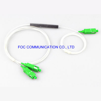 CATV Sistemleri SC APC Ftth Plc Splitter 1*2 Mikro Çelik Boru G657A