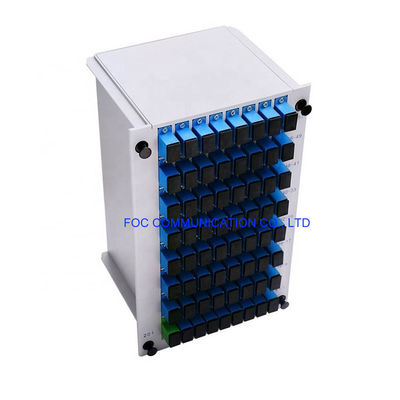 1260nm CATV SC UPC Fiber PLC Ayırıcı 1×64 Ftth Plc Ayırıcı