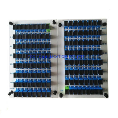 1260nm CATV SC UPC Fiber PLC Ayırıcı 1×64 Ftth Plc Ayırıcı