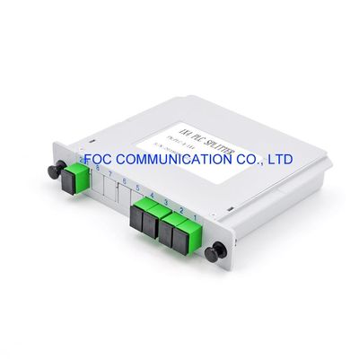 FTTX Sistemleri DWDM CWDM Fiber PLC Kaset SC APC 1×4 Plc Ayırıcı