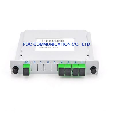 FTTX Sistemleri DWDM CWDM Fiber PLC Kaset SC APC 1×4 Plc Ayırıcı