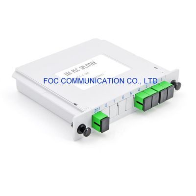 FTTX Sistemleri DWDM CWDM Fiber PLC Kaset SC APC 1×4 Plc Ayırıcı