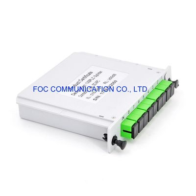 CATV 1650nm 1×8 PLC Ayırıcı Kaset SC APC PON FTTX Ağları