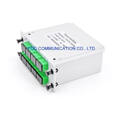 PON FTTX 1650nm Fiber PLC Ayırıcı SC APC 1×16 Düşük Ekleme Kaybı