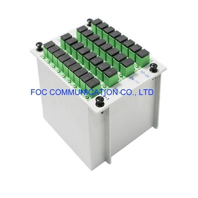 CATV 1650nm Fiber Optik Ayırıcı Kaset SC APC 1×32 PLC Ayırıcı