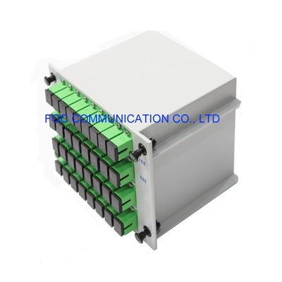 CATV 1650nm Fiber Optik Ayırıcı Kaset SC APC 1×32 PLC Ayırıcı