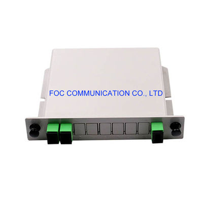 PON CATV Ağları için SC APC 1 × 2 PLC Splitter 650nm Rafa Monte Edilebilir