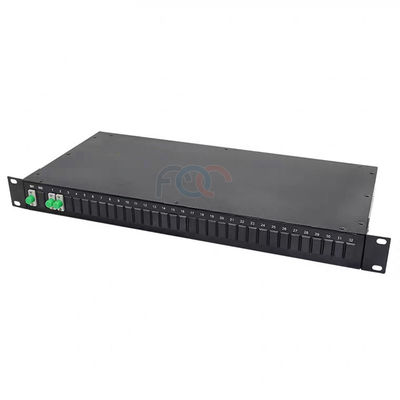 FC APC Fiber PLC Splitter Düşük PDL 1 × 2 PON CATV için Tam Yüklendi