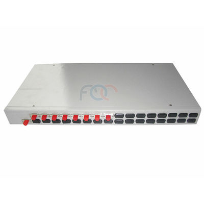 FTTH Pasif Optik Ağ için FC UPC 1x8 Raf Montajlı Plc Bölücü