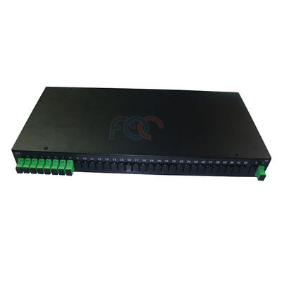 FTTH Pasif Optik Ağ için FC UPC 1x8 Raf Montajlı Plc Bölücü