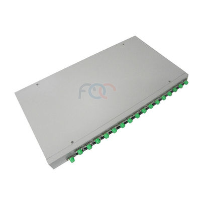 Raf Montajlı FTTP Fiber PLC Ayırıcı PON LAN Düşük PDL FTTH PLC Ayırıcı