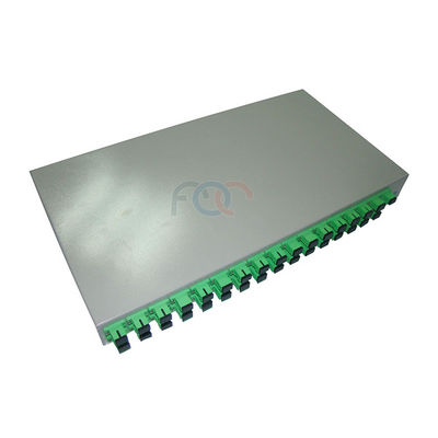 1650nm 1×32 PLC Fiber Optik Bölücü Raf Montajlı LSZH Ceket