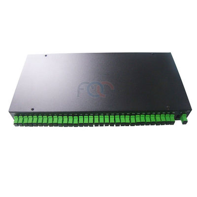 1650nm 1×32 PLC Fiber Optik Bölücü Raf Montajlı LSZH Ceket