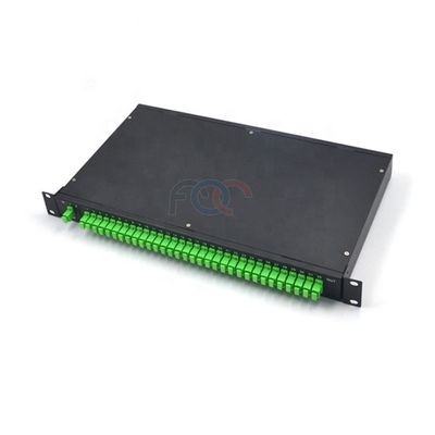 CATV LAN LSZH Fiber PLC Splitter Patch Panel SC APC Raf Montajı