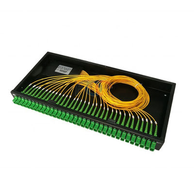 2×32 SC APC Rack Mount PLC Splitter Patch Panel Pasif LSZH