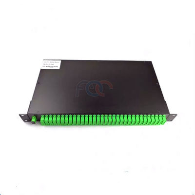 FTTC Fiber PLC Ayırıcı 1-64F Raf Montajlı 1650nm FTTH PLC Ayırıcı