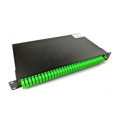 FTTC Fiber PLC Ayırıcı 1-64F Raf Montajlı 1650nm FTTH PLC Ayırıcı