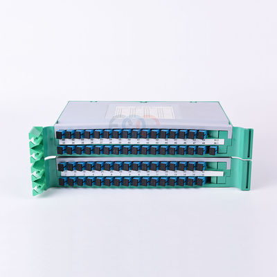 FTTH Palet Fiber PLC Ayırıcı 1650nm 19&quot; Raf Montajlı 1x64 SC UPC