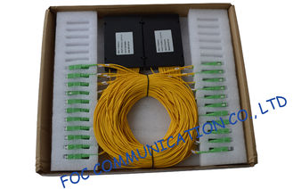 ABS Modülü Düşük PDL Fiber PLC Splitter Ft / Catv Sistemleri İçin