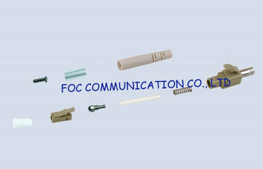 CATV ve WAN için 0.9mm LC Fiber Optik Konektör Multimod ve Singlemode Simpleks