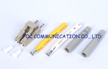 Yüksek hassasiyetli Kararlı lc tipi fiber optik konektör Duplex MM 2.0mm