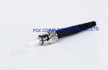 Metal Muhafaza RoHS st fiber konektör Fiber Optik Haberleşme Sistemi için