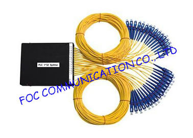 Fiber Düzlem Işık Dalgası Devresi Fiber Optik Bölücü ABS Modülü Düşük PDL 1 × 32