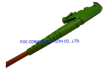 E2000 / APC Yama Kablosu Fiber Optik, FTTX Optik Jumper kablosu Düşük Düşük ve Yüksek Kararlılık