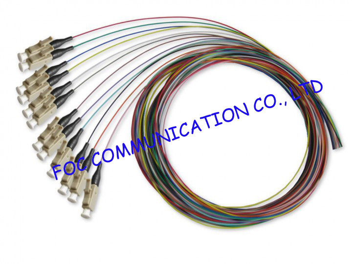 CATV ve WAN için 0.9mm LSZH Ceket 1.5M Çok Modlu Pigtail LC Konektörü