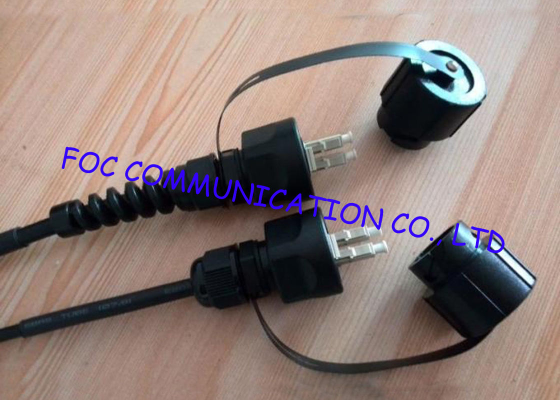 LC multimode fiber optik kablo, fiber optik patch cord Harsh Environment için