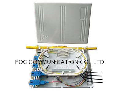 Kapalı FTTH için Profesyonel 4 Port Fiber Optik Sonlandırma Kutusu SC Konnektörü