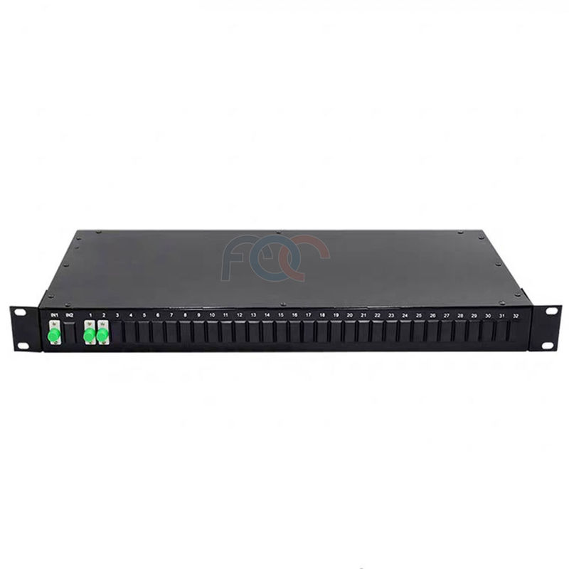 FC APC Fiber PLC Splitter Düşük PDL 1 × 2 PON CATV için Tam Yüklendi