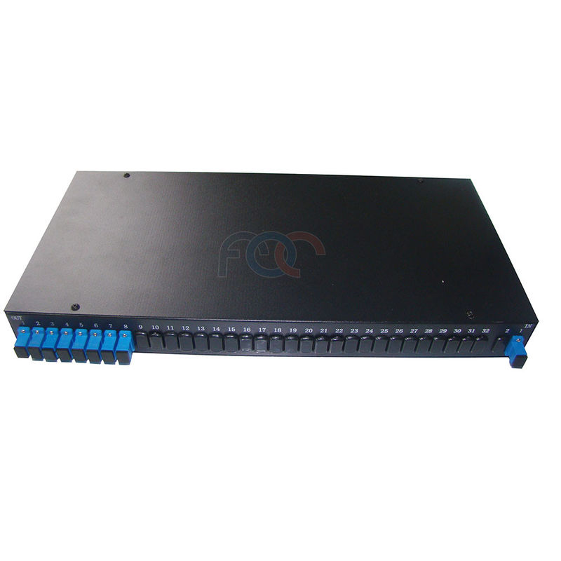 FTTH Pasif Optik Ağ için FC UPC 1x8 Raf Montajlı Plc Bölücü