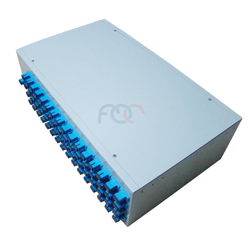 PON Ağları için 19″ 1U Fiber Plc Bölücü Düşük PDL Pasif Optik Bölücü