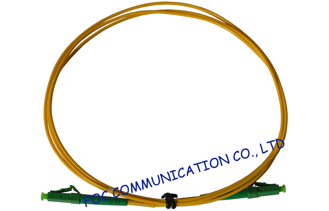 Gigabit Ethernet Tek Mod Fiber Optik Patch Cord LC / APC FTTH Sistemleri İçin