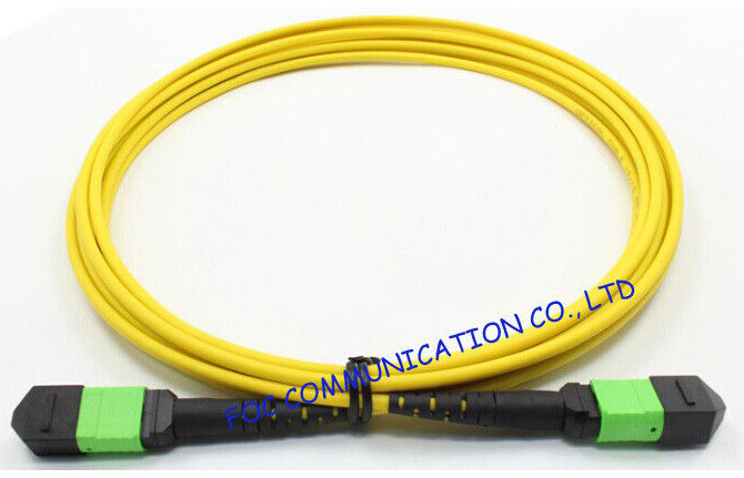 LSZH Ceket FTTx 12 Çekirdek Fiber Optik Patch Cord, Fiber Optik Jumper